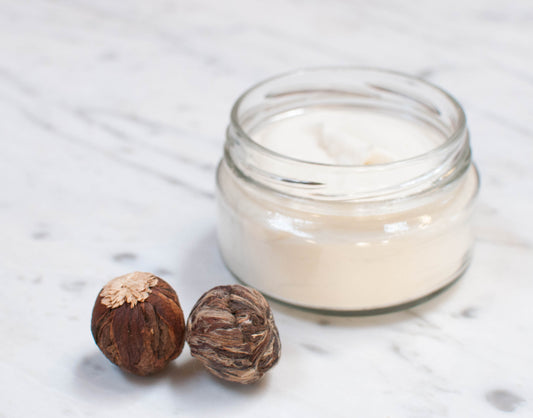 Shea body mousse moisturiser.